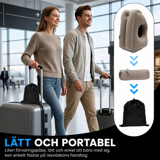 ComfortRest - Uppblåsbar Resekudde – Sov Bekvämt Var Du Än Är