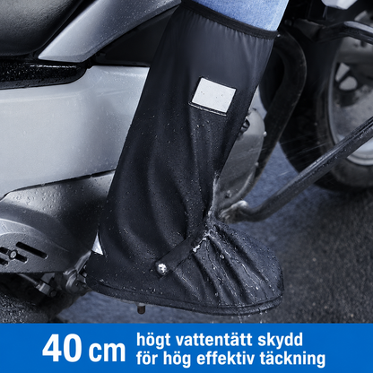 AquaGuard – Höga Vattentäta Skoskydd – Maximalt Skydd för Moped & Regn