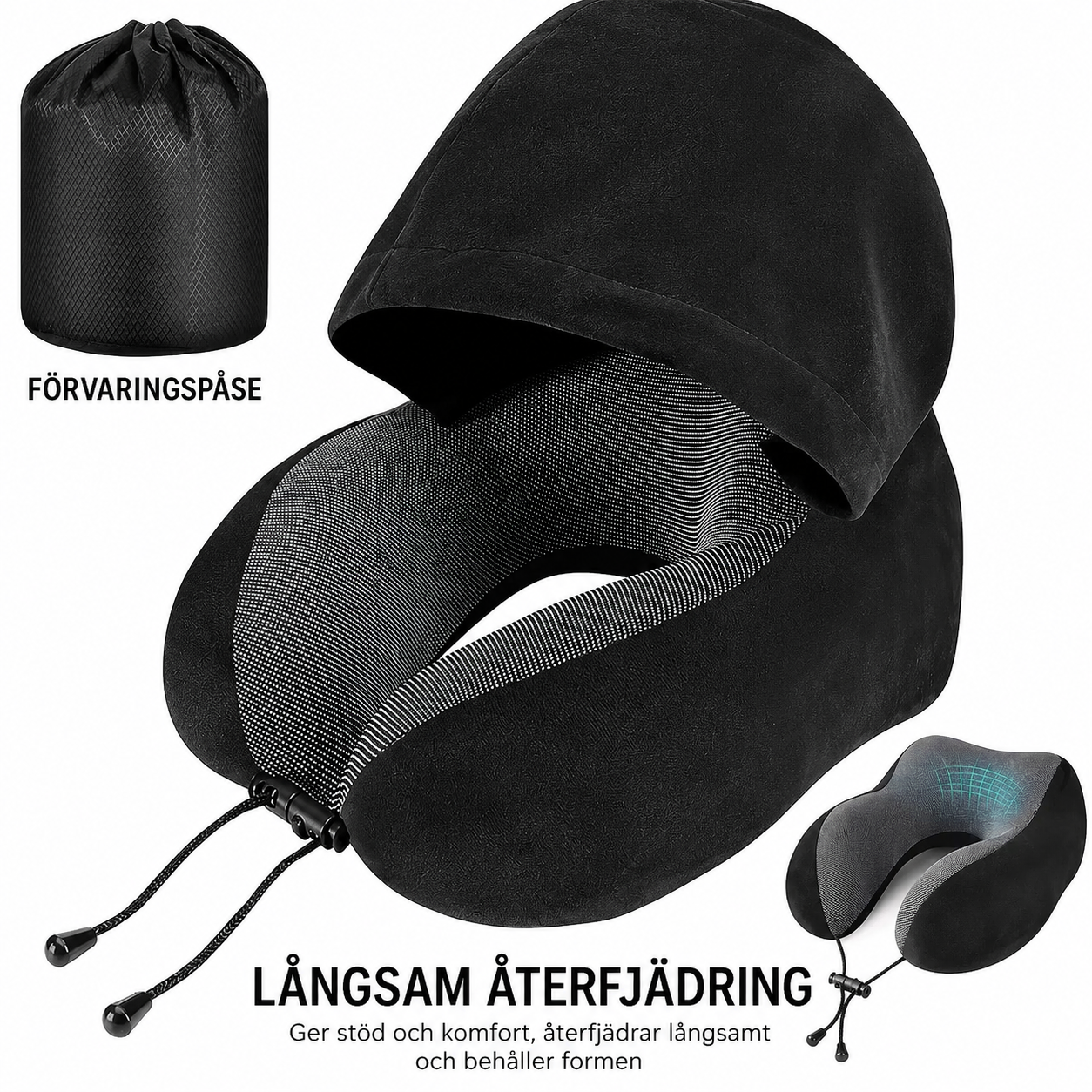 DreamCloud – Nackkudde med huva
